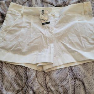 Express white shorts